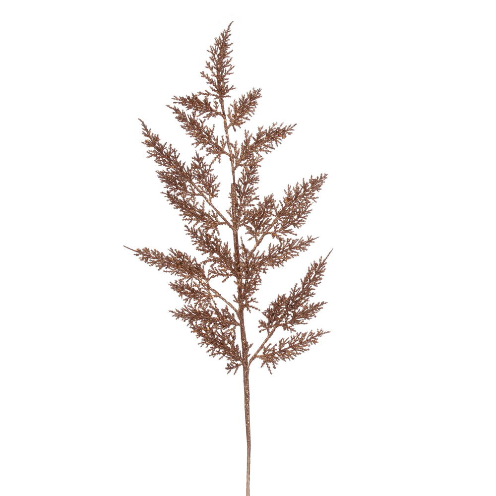 Vickerman 28" Onoclea Glitter Wild Huck Artificial Christmas Spray