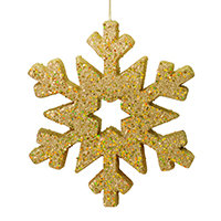Vickerman 12" Glitter Snowflake