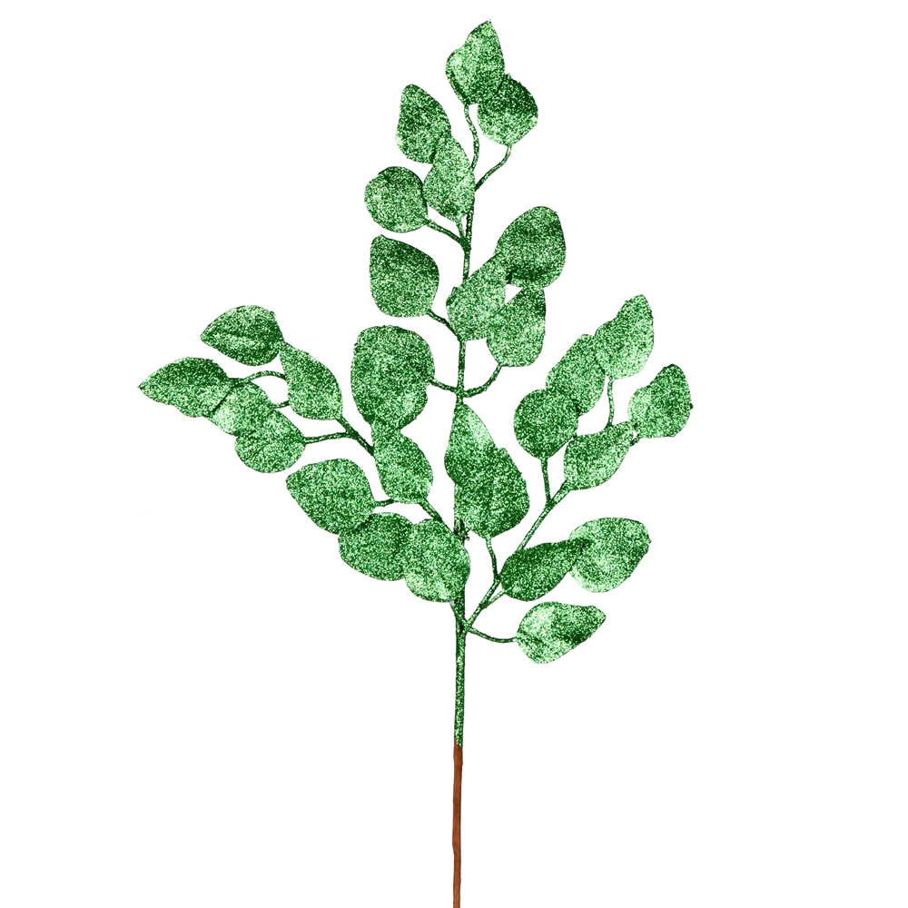 Vickerman 21" Glitter Ash Leaf Aritificial Christmas Spray