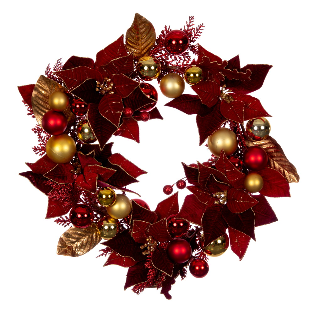 Vickerman Red Poinsetta Collection