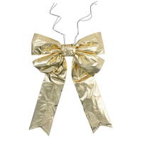24" x 30" Gold Metallic UV Bow 7" Size