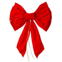 Vickerman Red Velvet 11-Loop Hand Tied UV Bow