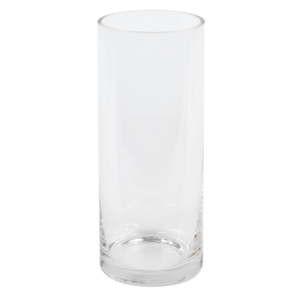 Vickerman Clear Cylinder Glass Container