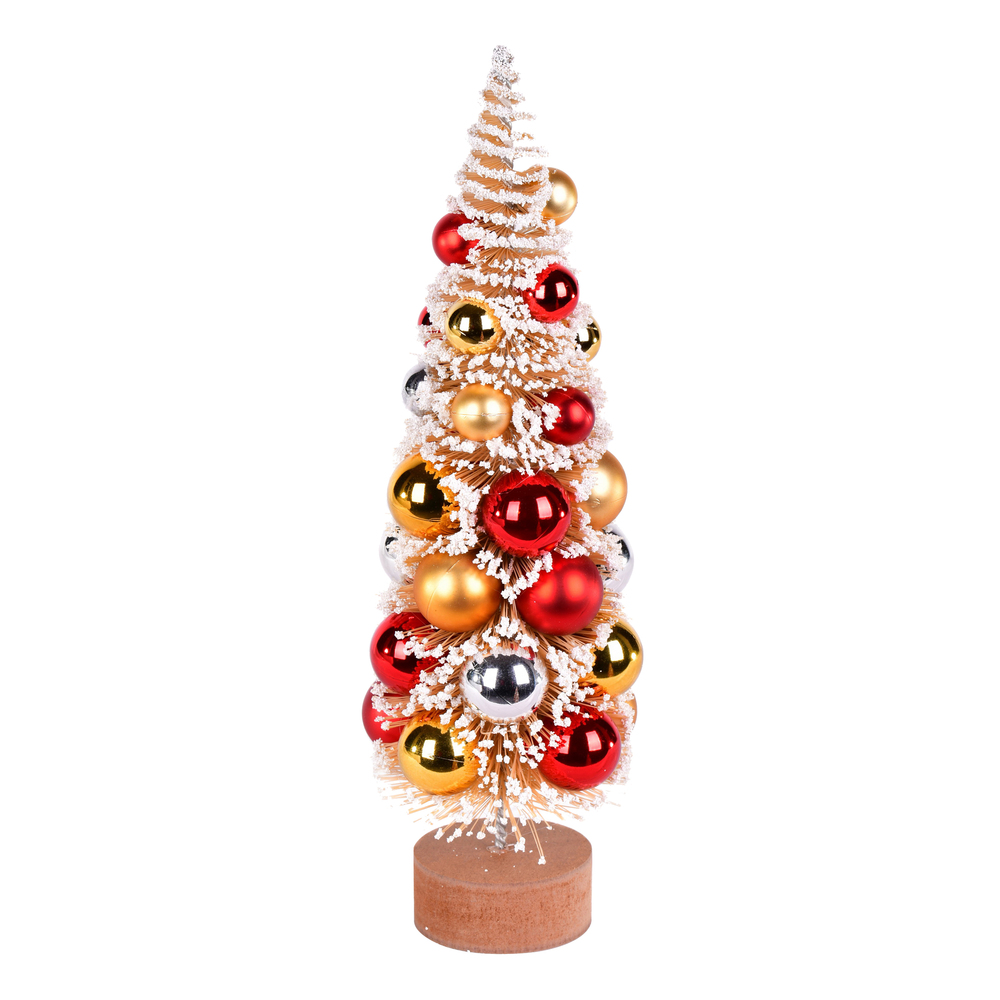 Vickerman Vintage Tabletop Frosted Artificial Christmas Tree