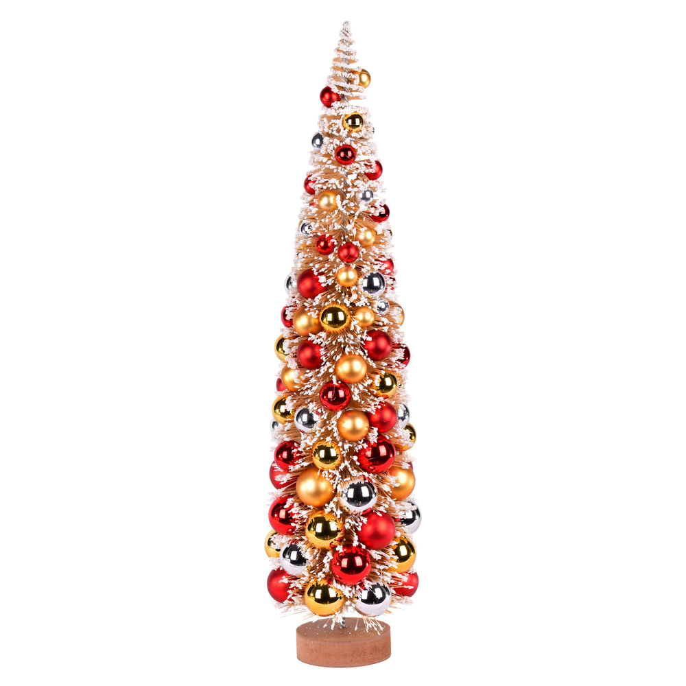 Vickerman Vintage Tabletop Frosted Artificial Christmas Tree