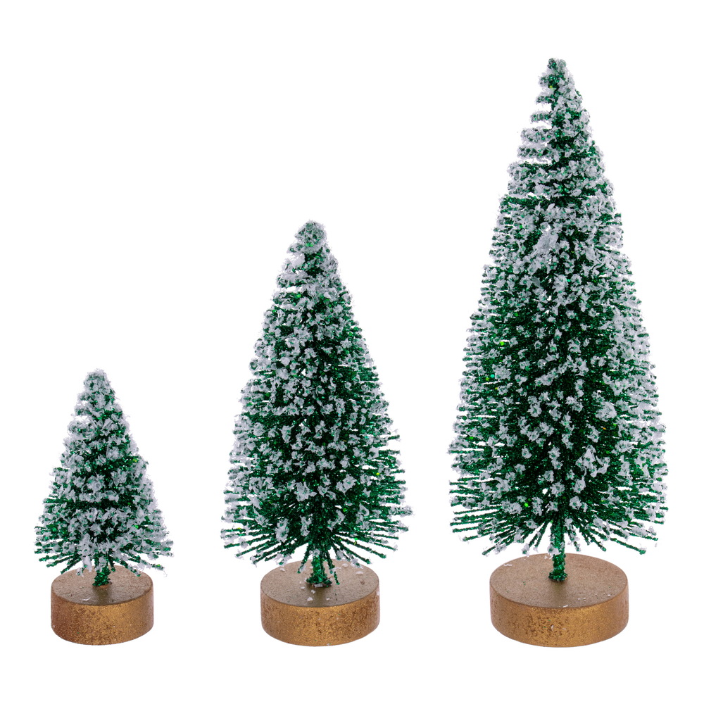 Vickerman Sisal Bottle Brush Tree with White Glitter