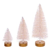 Vickerman Sisal Bottle Brush Tree with White Glitter