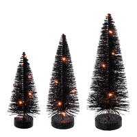 Vickerman Lit Bottle Brush Tree Set
