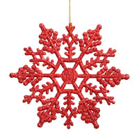 Vickerman Glitter Snowflake Ornament