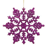 Vickerman Glitter Snowflake Ornament