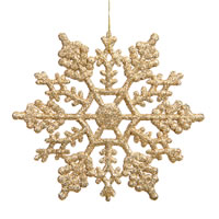 Vickerman Glitter Snowflake Ornament