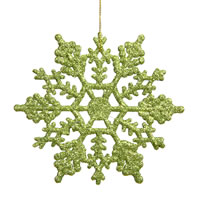 Vickerman Glitter Snowflake Ornament