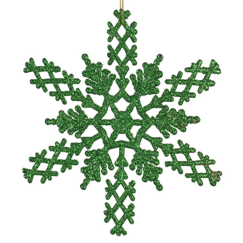 Vickerman Glitter Snowflake Ornament