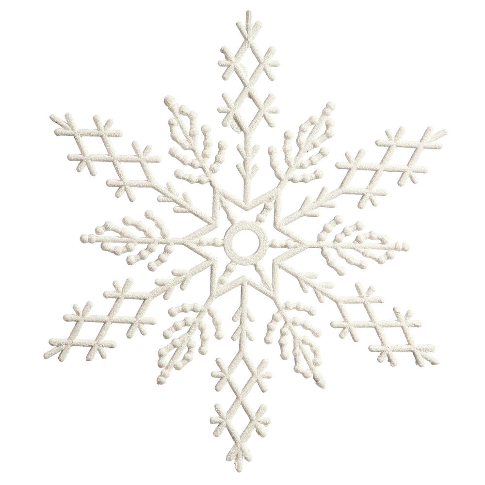 Vickerman Glitter Snowflake Ornament