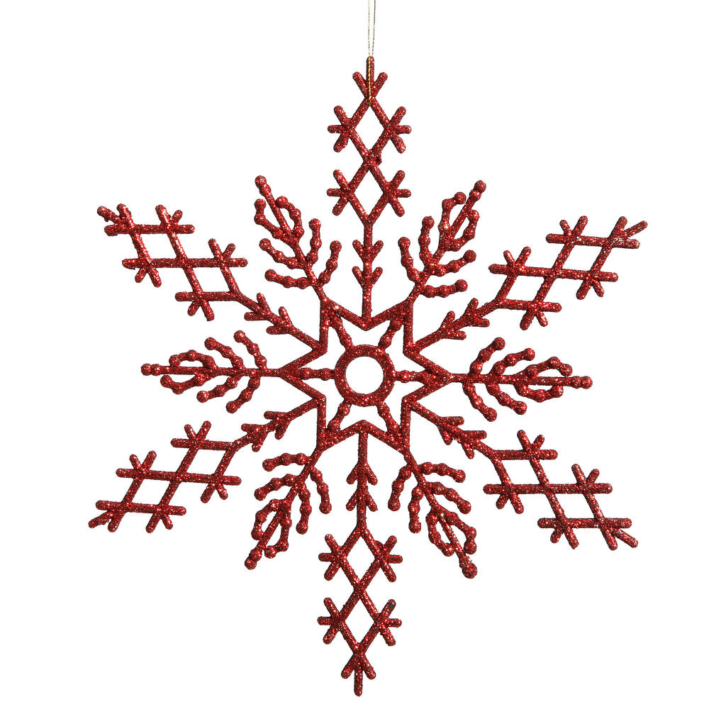 Vickerman Glitter Snowflake Ornament