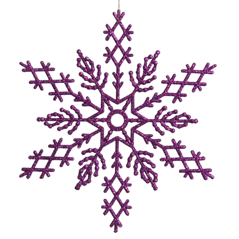 Vickerman Glitter Snowflake Ornament