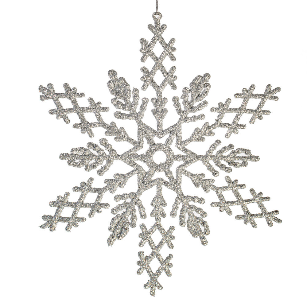 Vickerman Glitter Snowflake Ornament