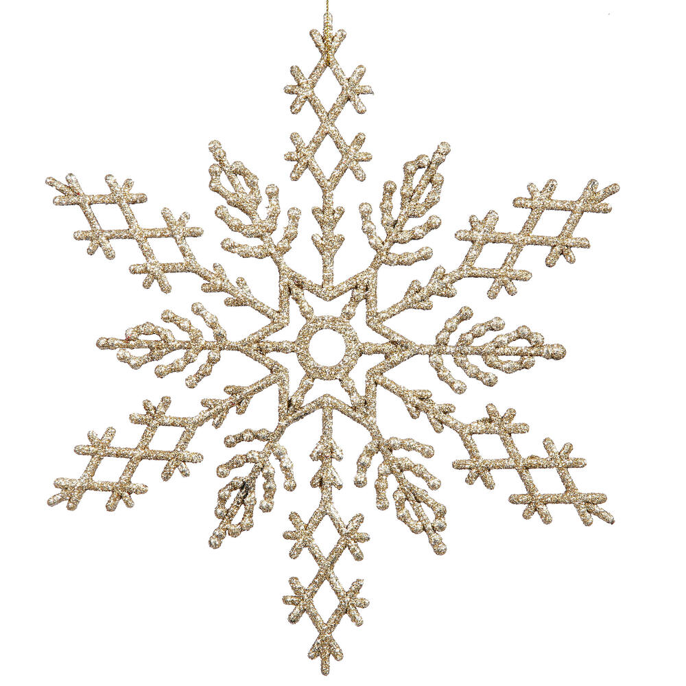 Vickerman Glitter Snowflake Ornament