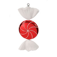 Vickerman 18.5" Swirl Candy Ornament
