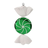 Vickerman 18.5" Swirl Candy Ornament