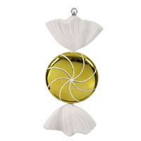 18.5" Lime White Swirl Candy