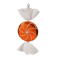 Vickerman 18.5" Swirl Candy Ornament