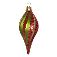 Vickerman Candy Glitter Drop Ornament