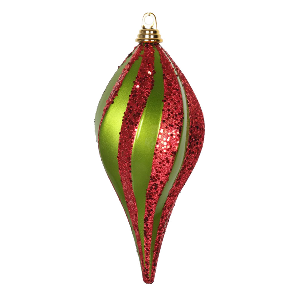 Vickerman Candy Glitter Drop Ornament