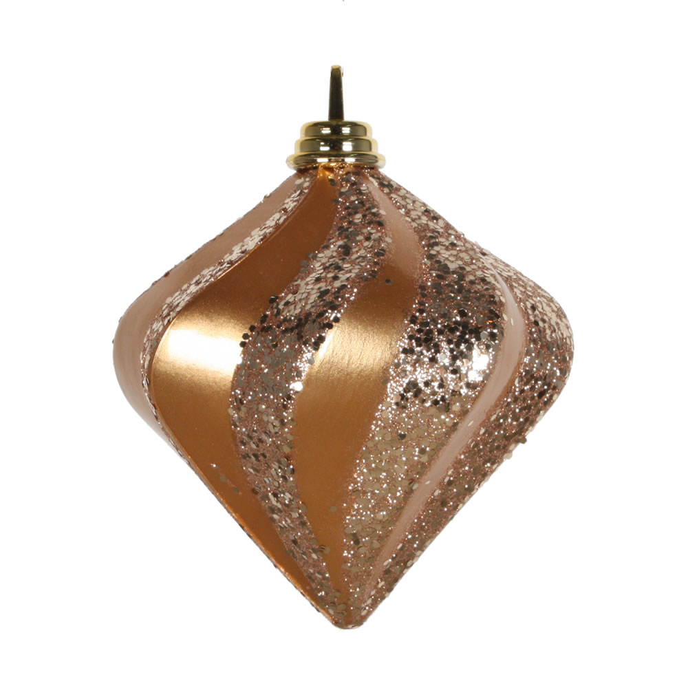 Vickerman Candy Glitter Swirl Diamond Ornament