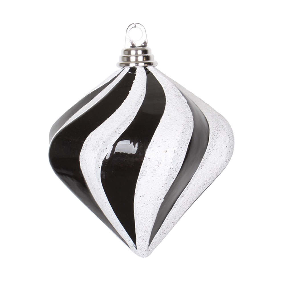 Vickerman Candy Glitter Swirl Diamond Ornament