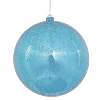 8" Turquoise Shiny Mercury Ball