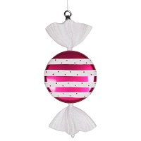 Vickerman 13" Candy Glitter Ornament
