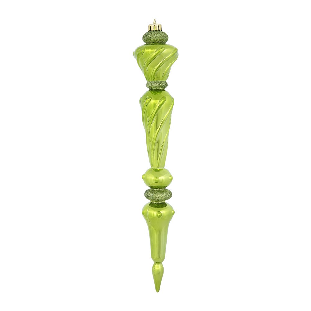 Vickerman 12" Drop Shiny Glitter Ornament