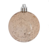 4"  Gold Shiny Mercury Ball 6/bag