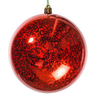 4.75" Red Shiny Mercury Ball 4/bag