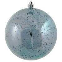 4.75"  Baby Blue Shiny Mercury Ball 4/ba