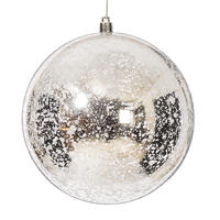 6" Silver Shiny Mercury Ball 4/bag