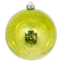 6" Lime Shiny Mercury Ball 4/Bag