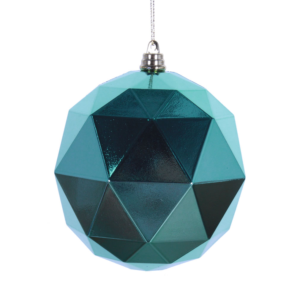 Vickerman 6" Geometric Ball Ornament