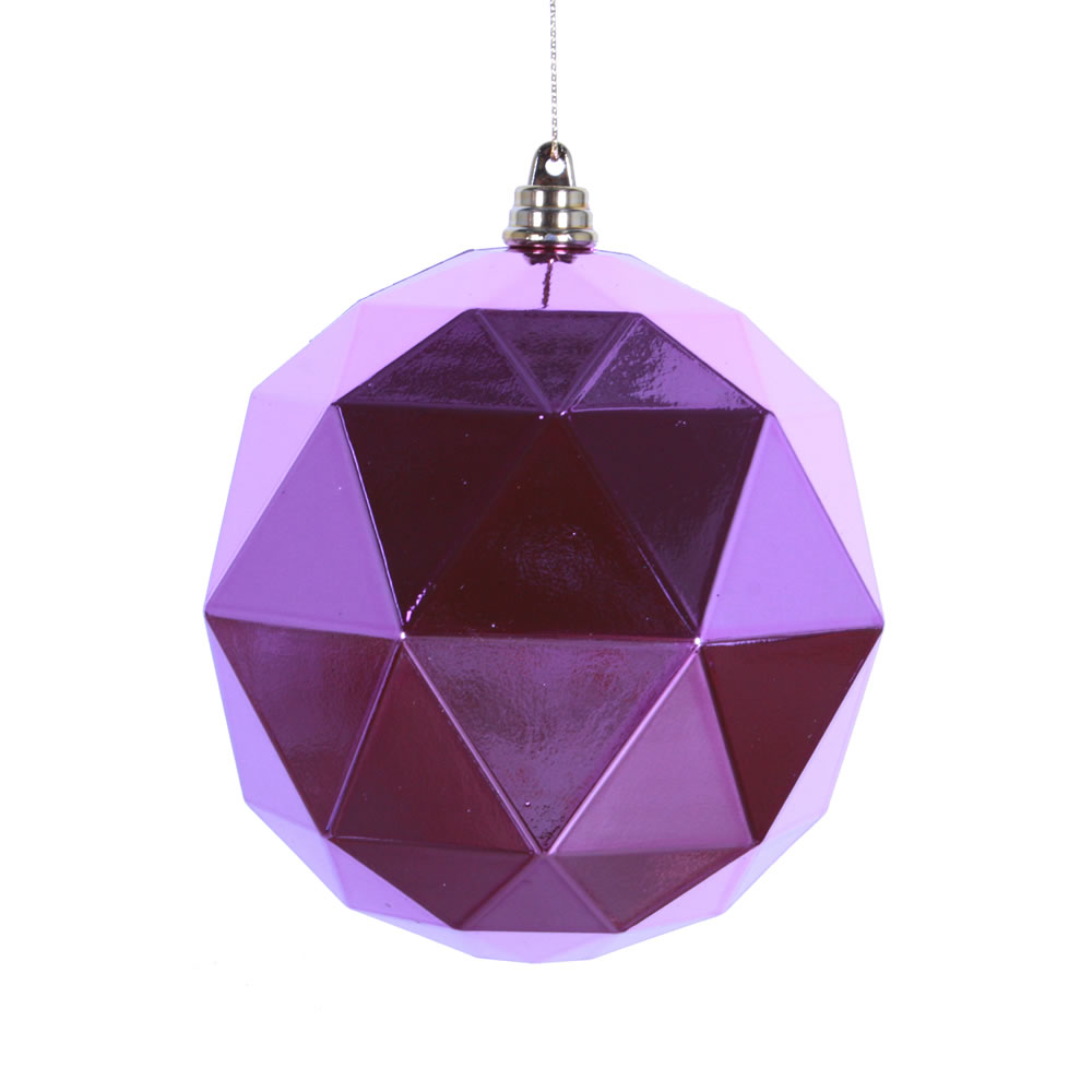 Vickerman 6" Geometric Ball Ornament
