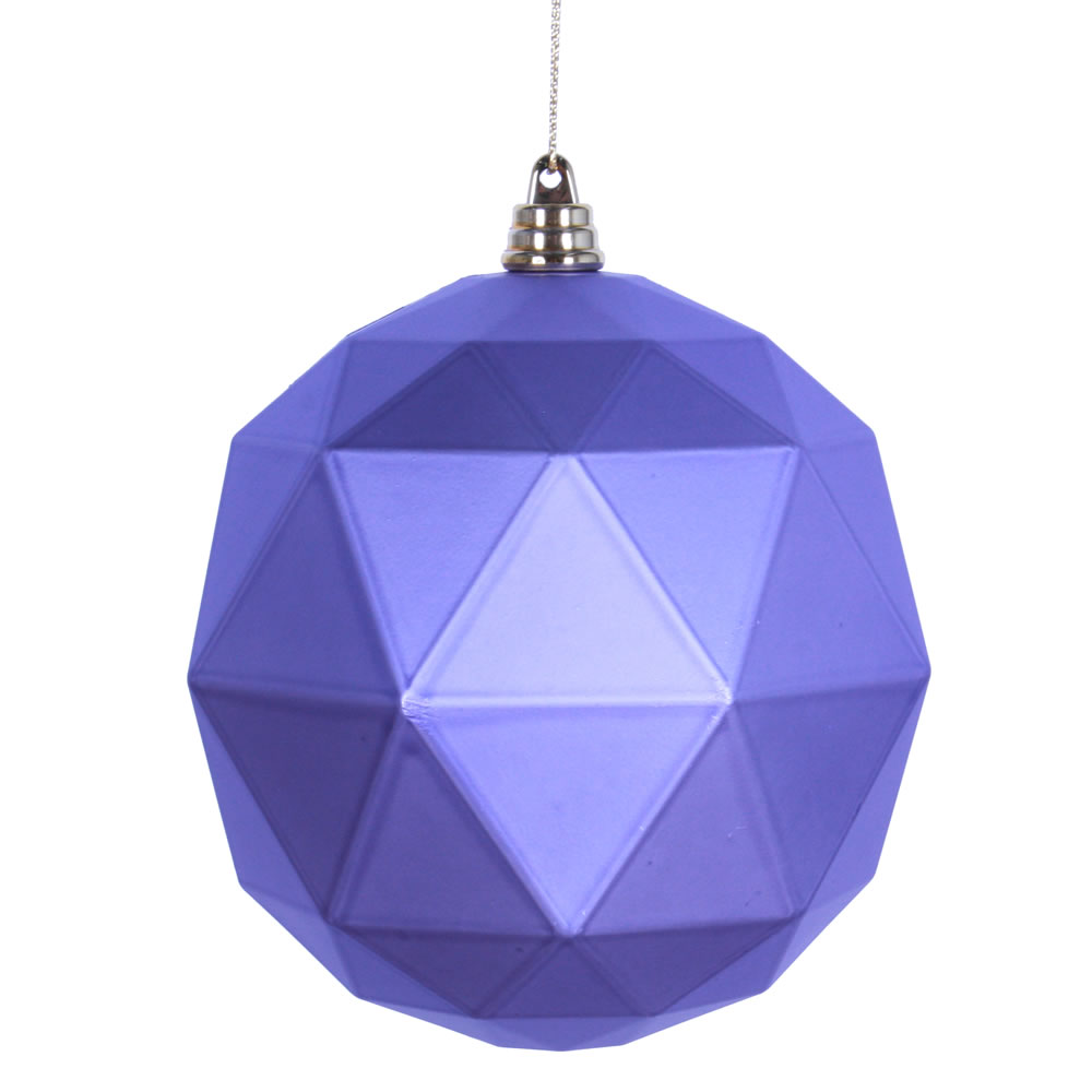 Vickerman 8" Geometric Ball Ornament