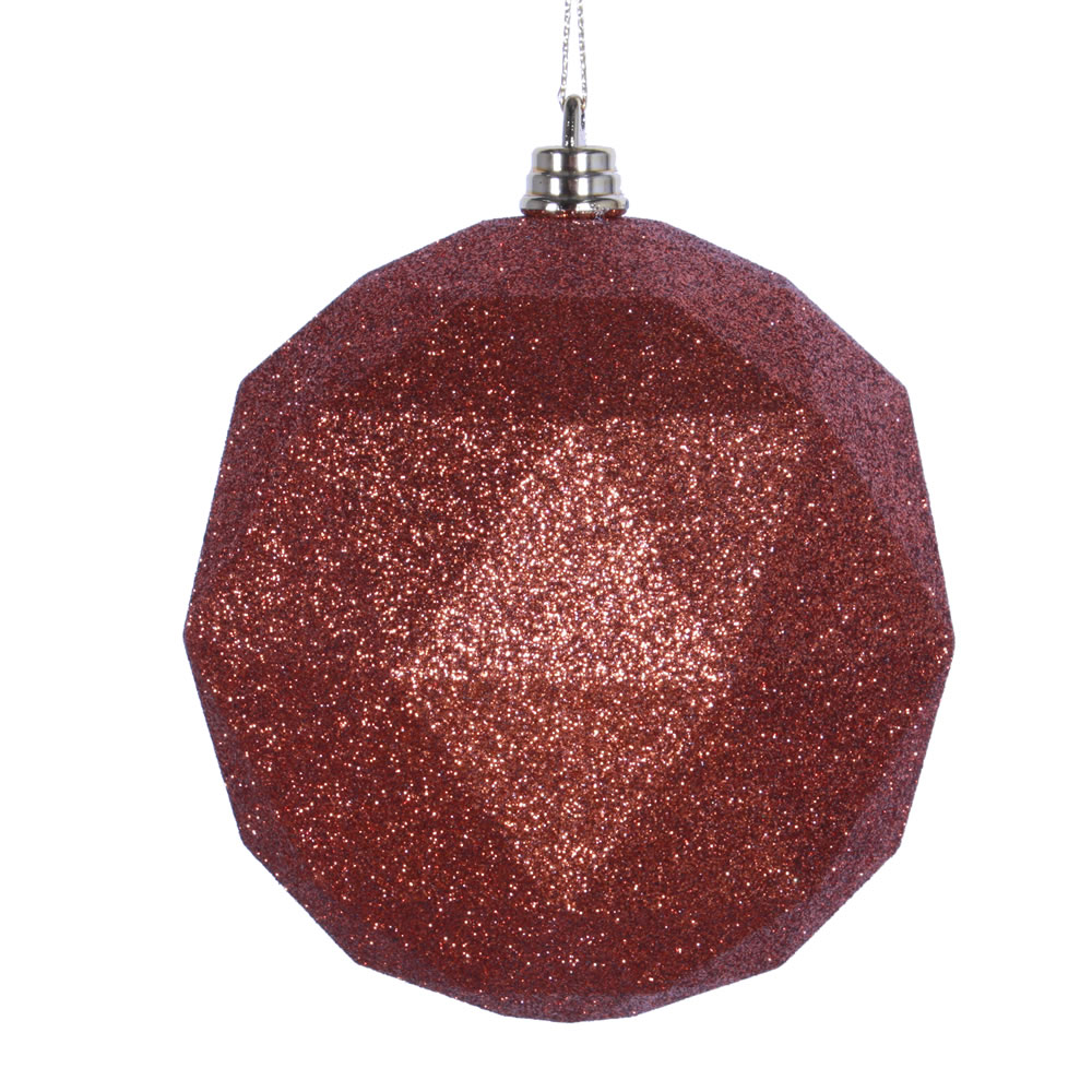 Vickerman 8" Geometric Ball Ornament