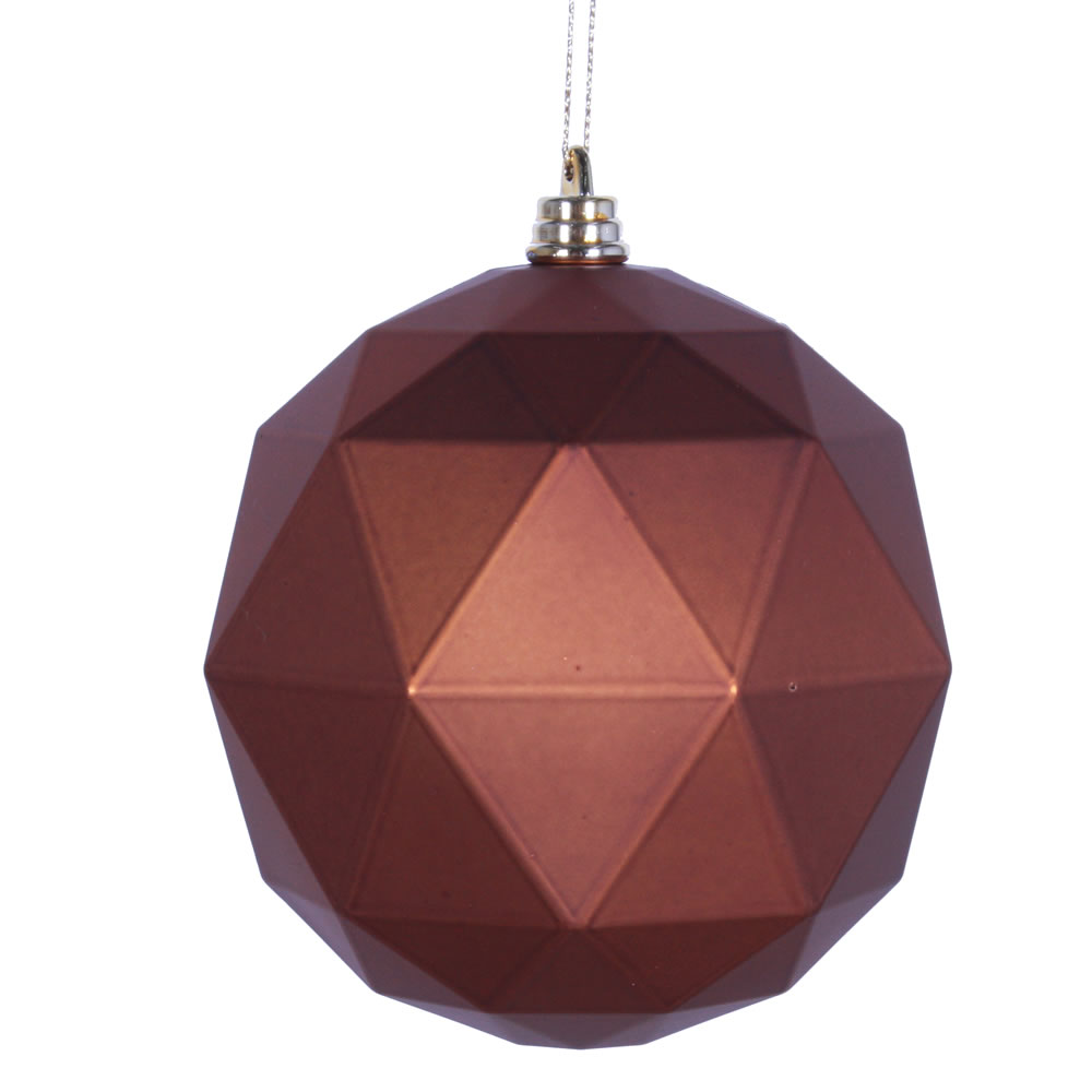 Vickerman 8" Geometric Ball Ornament