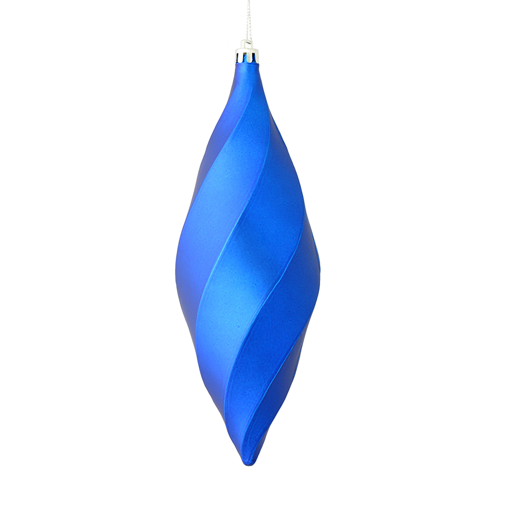 Vickerman 8" Swirl Finial Ornament