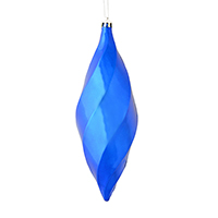 Vickerman 8" Swirl Finial Ornament