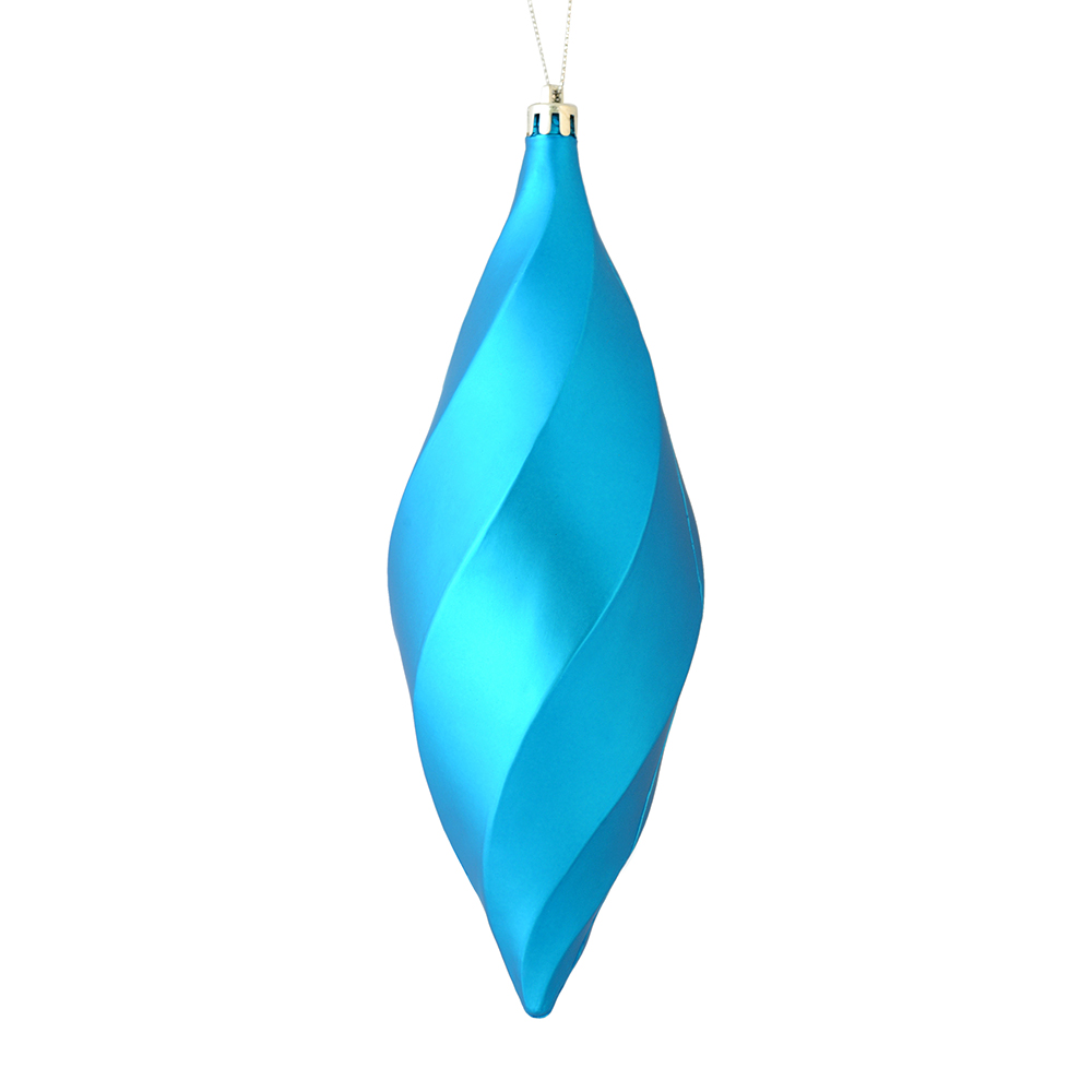 Vickerman 8" Swirl Finial Ornament