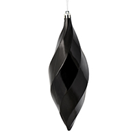 Vickerman 8" Swirl Finial Ornament