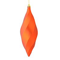 Vickerman 8" Swirl Finial Ornament