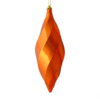 Vickerman 8" Swirl Finial Ornament