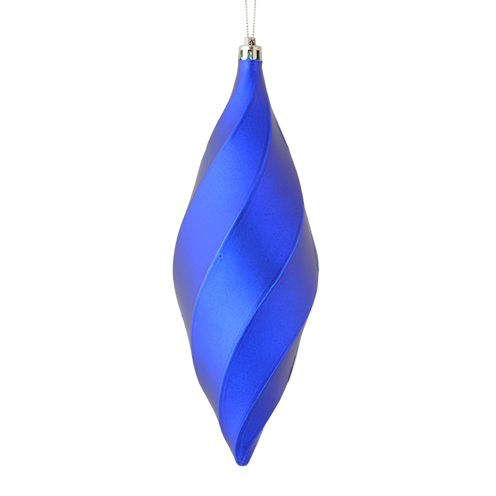 Vickerman 8" Swirl Finial Ornament